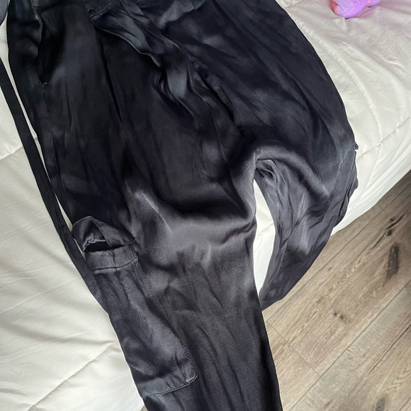 Silk Tie Up Trousers - Picture 4 of 6